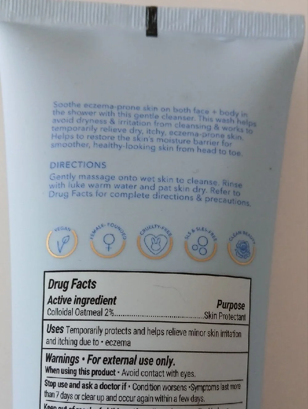 Nakery Beauty Eczema Relief Soothing Wash - 295ml